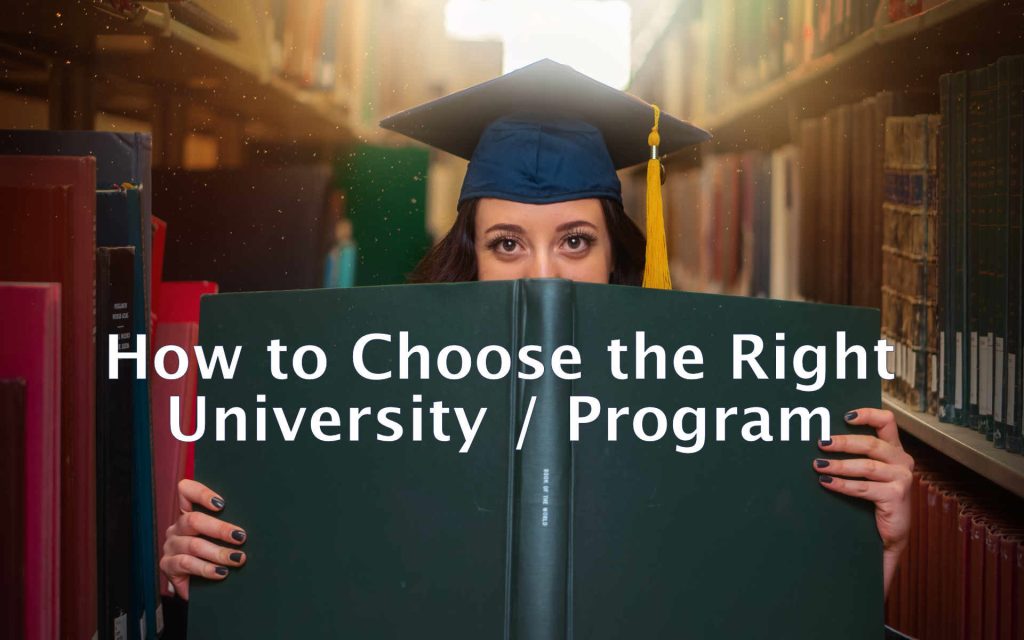 Tips on Choosing the Right University - Program