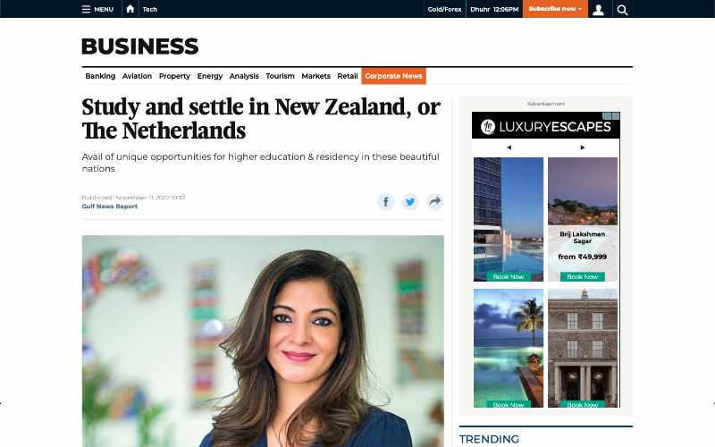 Study and settle in New Zealand or the Netherlands