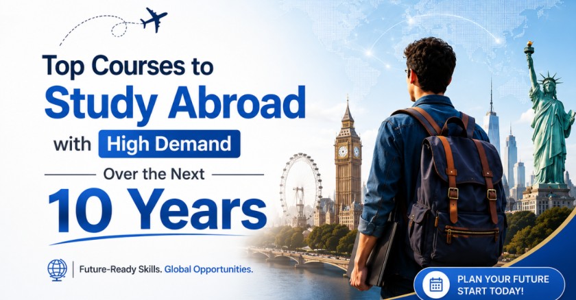 Top Courses to Study Abroad with High Demand Over the Next 10 Years